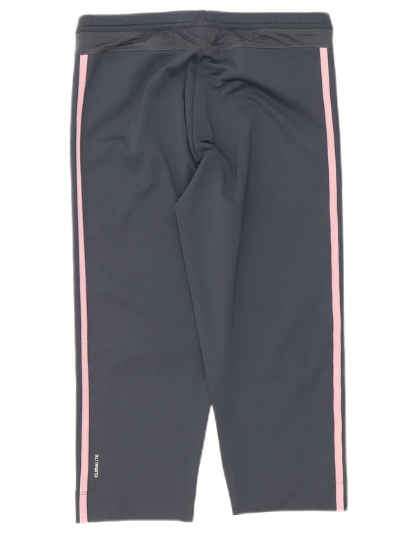 Adidas Dame Clima 365 Capri Træningsdragt Bukser UK 16 Large Grå