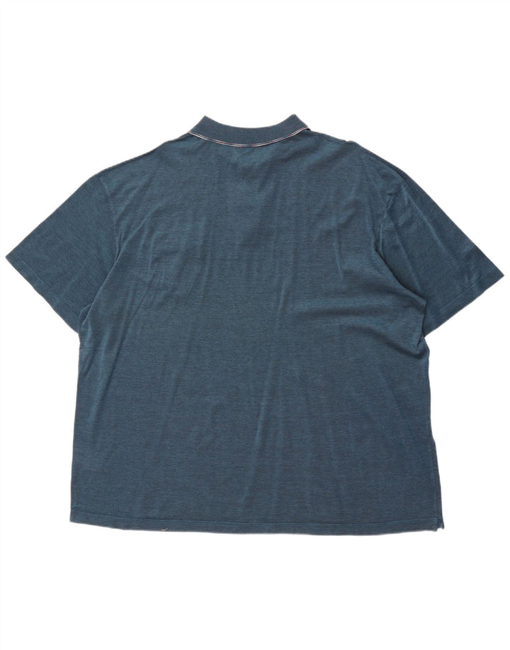 Missoni Sport Herre Polo Shirt 2XL Blå Bomuld