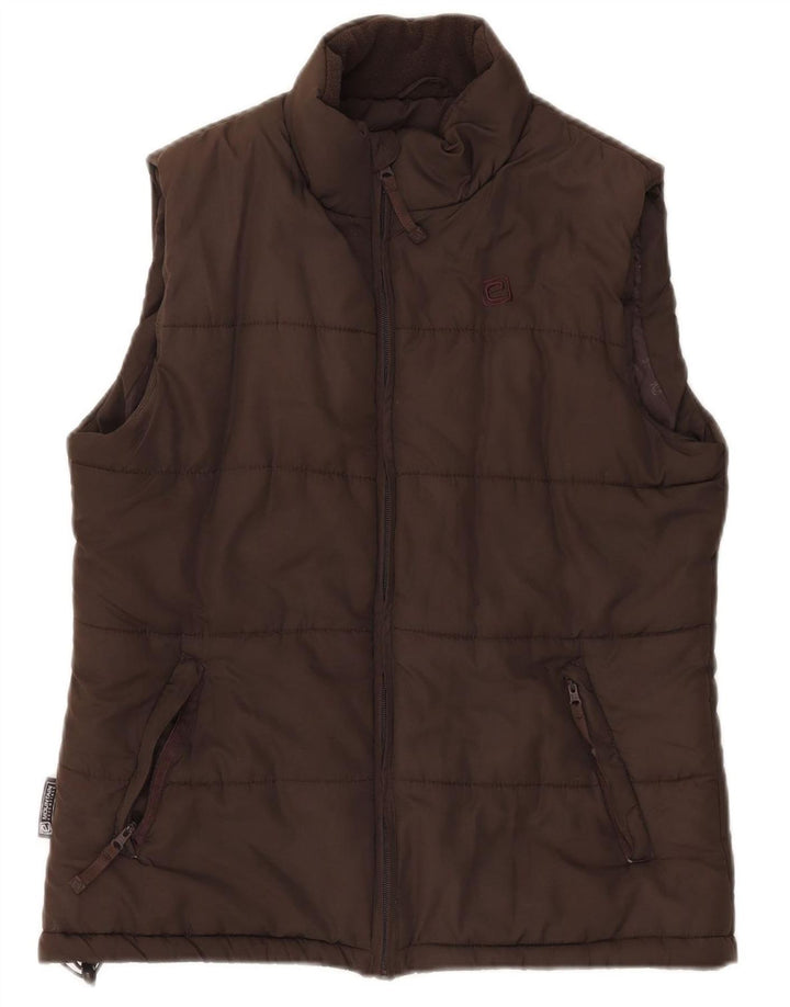 Mountain Essentials Womens Polstret Gilet UK 12 Medium Brown Polyester