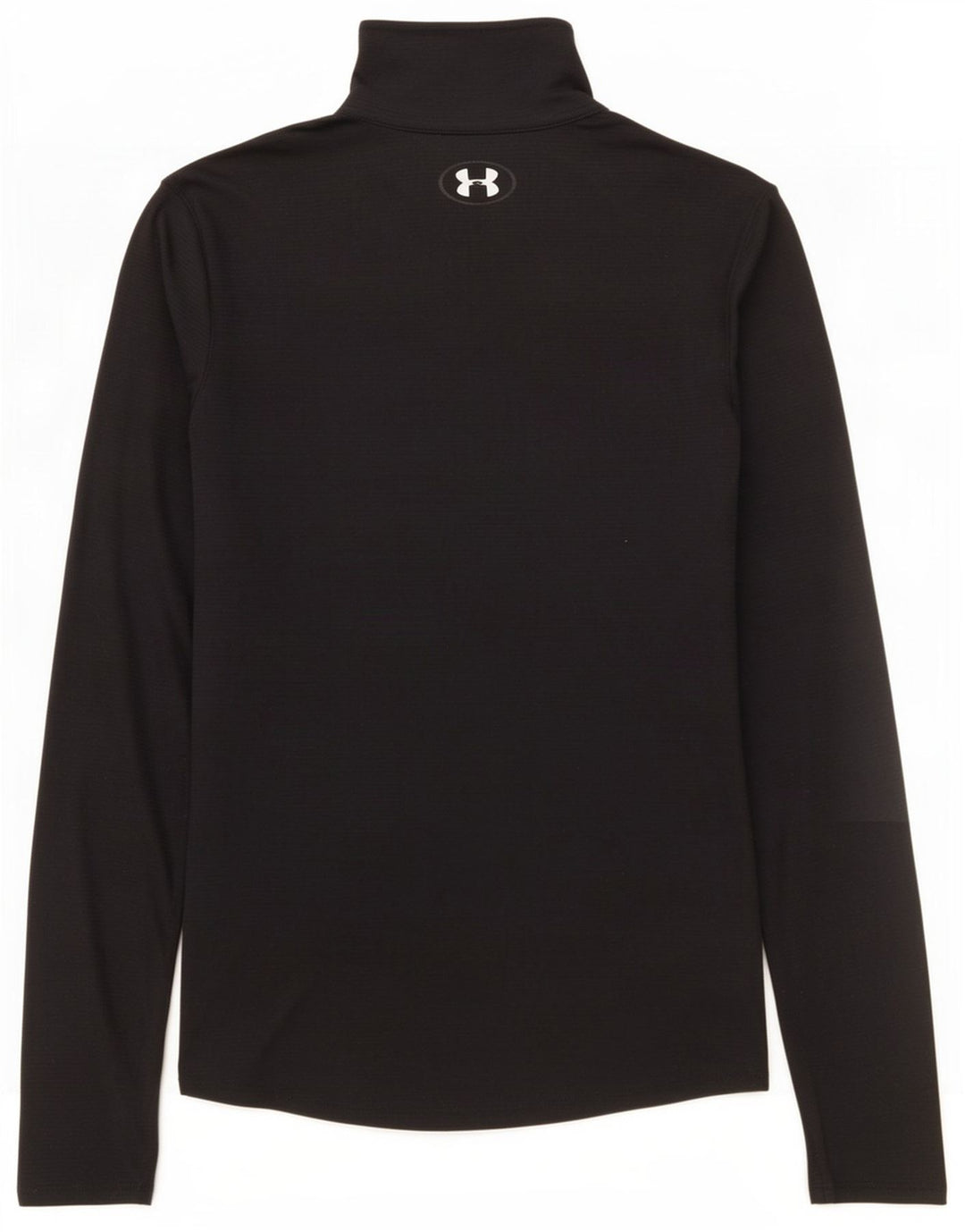 Under Armour Herre Heat Gear Zip Neck Top Langærmet Lille Sort