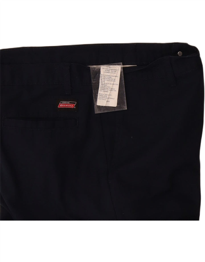 DICKIES Mens Straight Chino Trousers W36 L30 Navy Blue Polyester Vintage Dickies and Second-Hand Dickies from Messina Hembry 