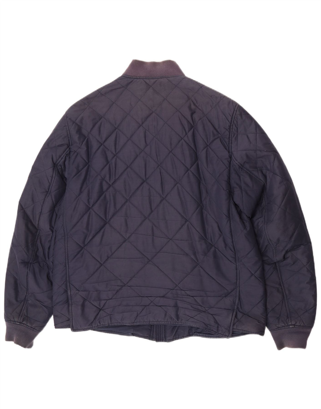 Lacoste Herre quiltet jakke IT 56 3XL Marineblå Polyester