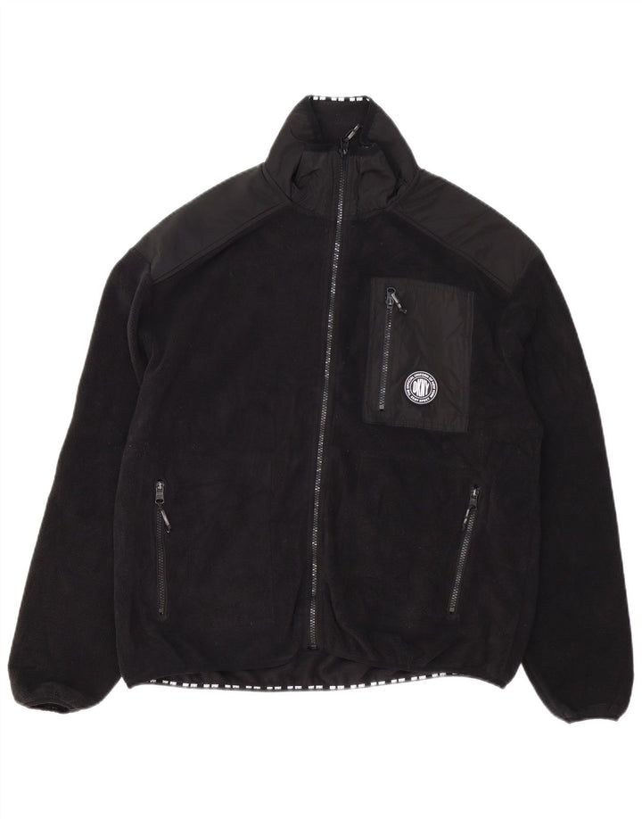 DKNY Fleecejakke til mænd UK 38 Medium Sort Polyester