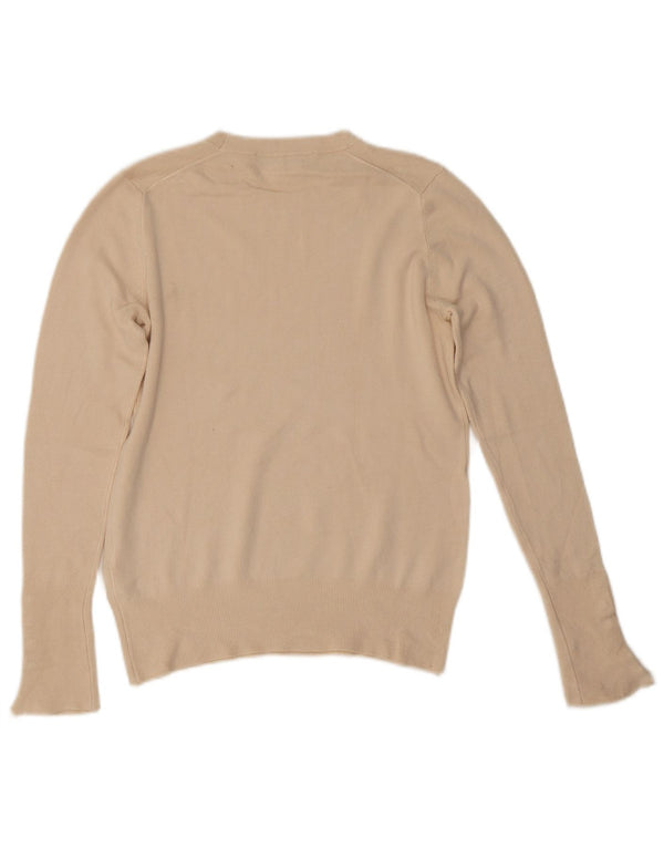 Zara Dame sweater med rund hals DK 12 Medium Beige Viscose