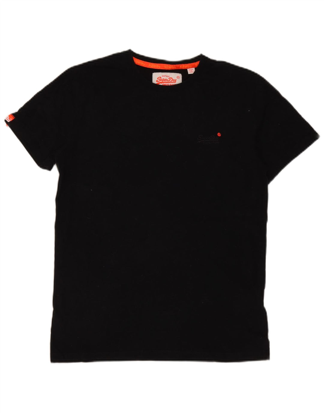 Superdry T-shirt top mellem sort bomuld til mænd