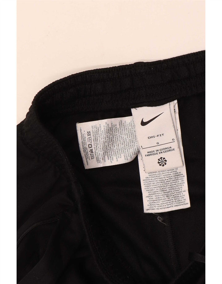 Nike Herre Dri Fit træningsdragt Bukser Large Black Colourblock Polyester