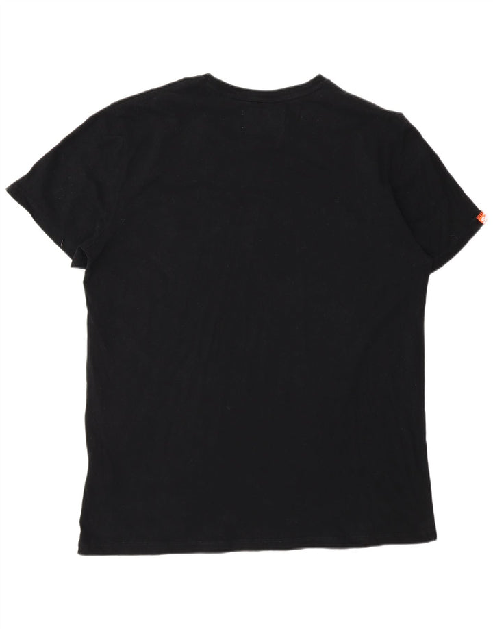 Superdry T-shirt top til mænd 3XL sort bomuld