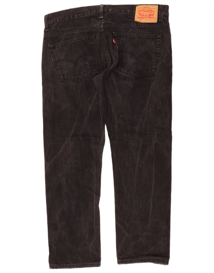 Levi's Herre 511 Slim Tapered Jeans W36 L28 Sort bomuld