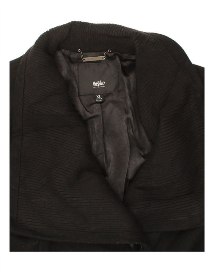 MOSSIMO Womens Overcoat UK 18 XL Black Wool Vintage Mossimo and Second-Hand Mossimo from Messina Hembry 
