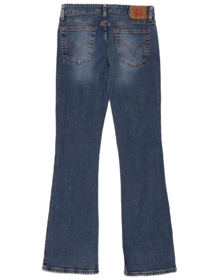 Levi's Dame Super Low Bootcut Jeans US 5 Medium W30 L31 Blå Bomuld
