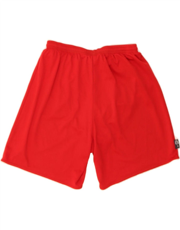ADIDAS Boys Climalite Sport Shorts 11-12 Years Large Red Polyester Vintage Adidas and Second-Hand Adidas from Messina Hembry 