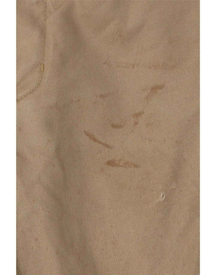 DOCKERS Mens Slim Chino Trousers W36 L32 Beige Cotton