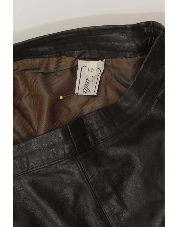 Carla Buti Dame Pencil Skirt IT 44 Medium W28 Brun