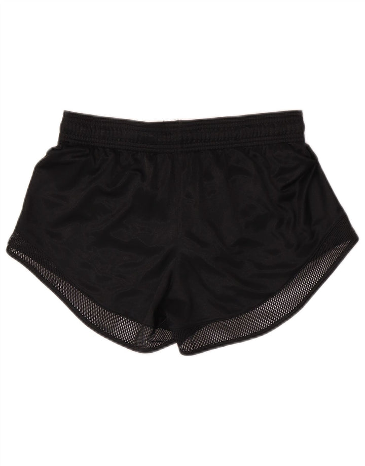 Nike Dame Dri Fit Sport Shorts UK 10 Small Black Polyester