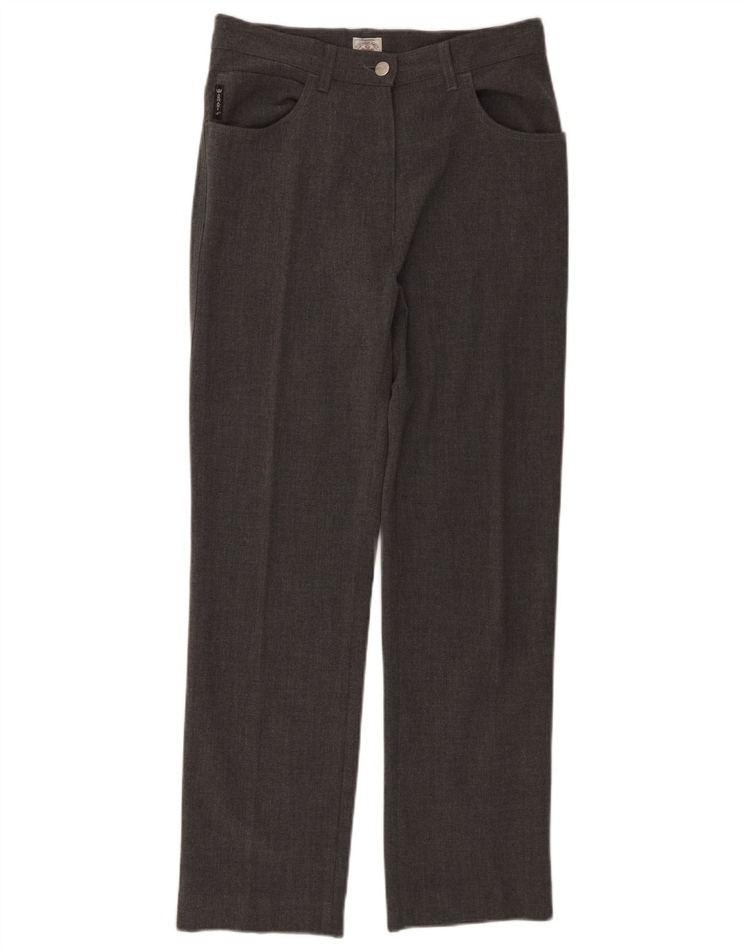 Armani Lige Casual Bukser til kvinder W30 L28 Grå Polyester