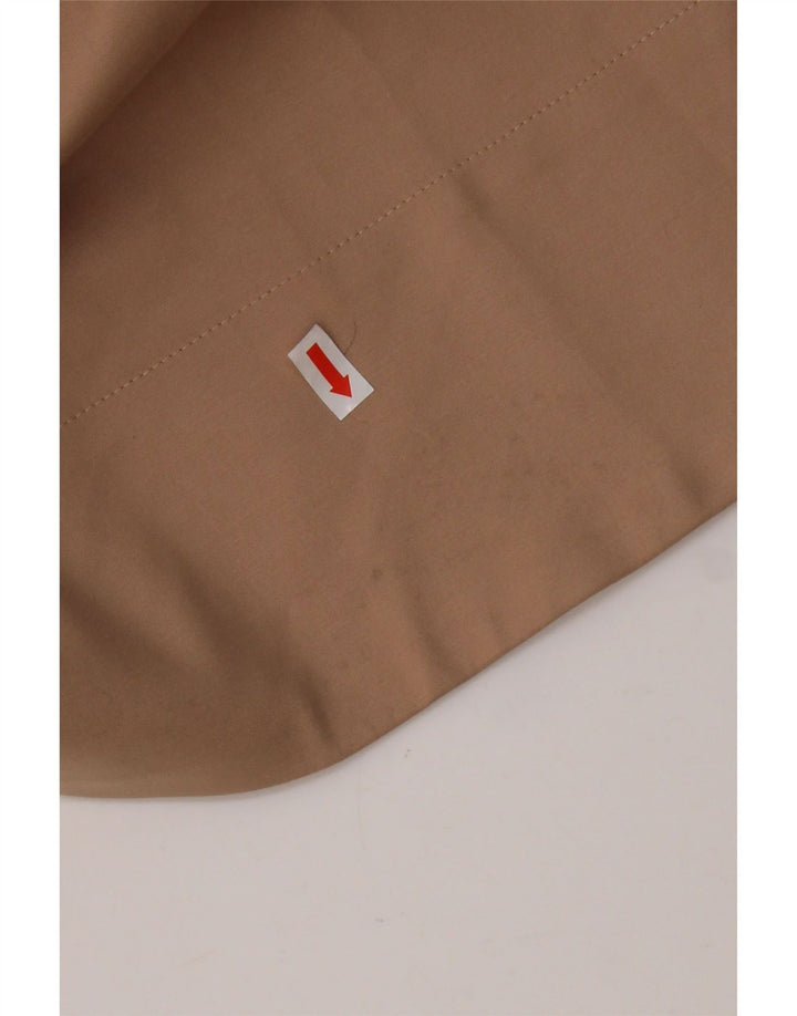TRUSSARDI Dame Ærmeløs A-line Kjole IT 44 Medium Beige Bomuld