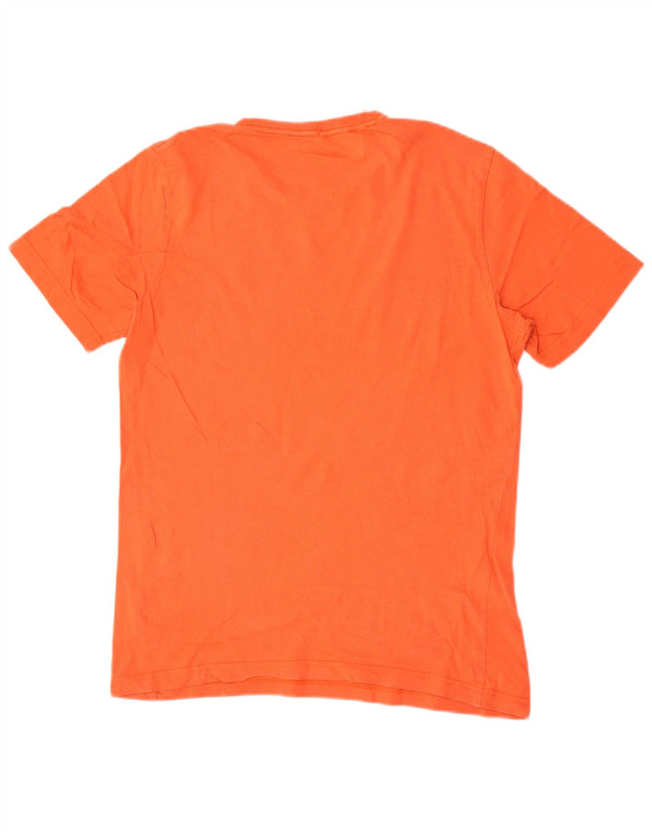 Puma Herre Grafisk T-Shirt Top Lille Orange Bomuld