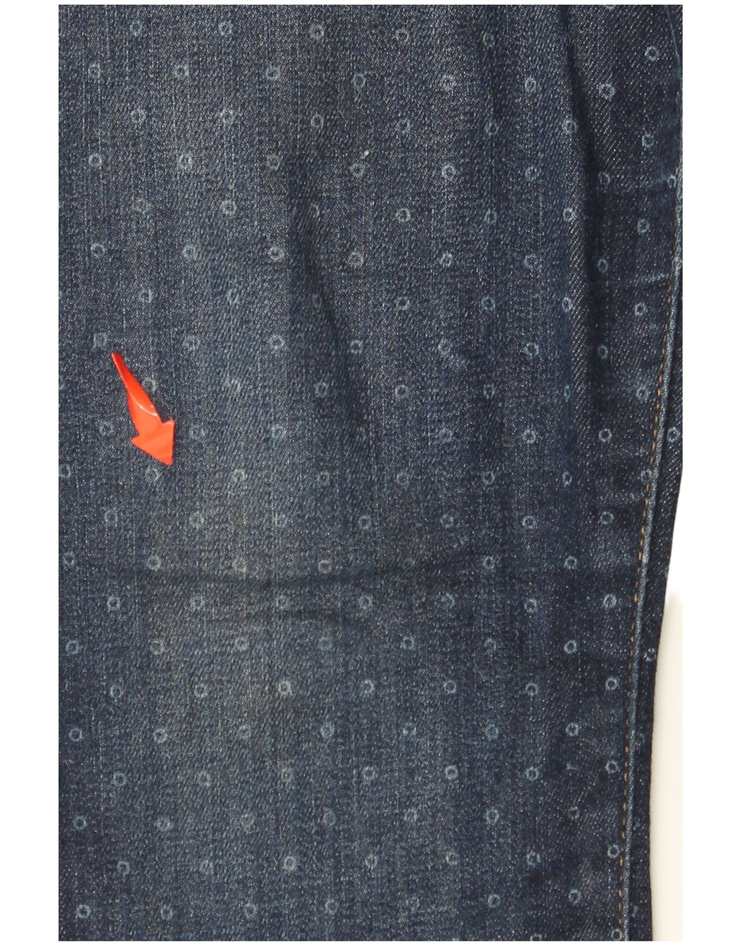 TOMMY HILFIGER Casual Bukser til kvinder US 8 Medium W30 L30 Blåplettet