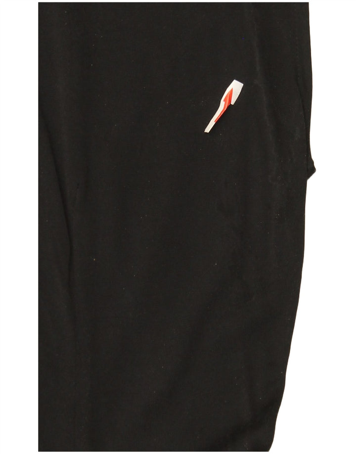 Vintage Dame Drop Waist Dress UK 10 Small Black