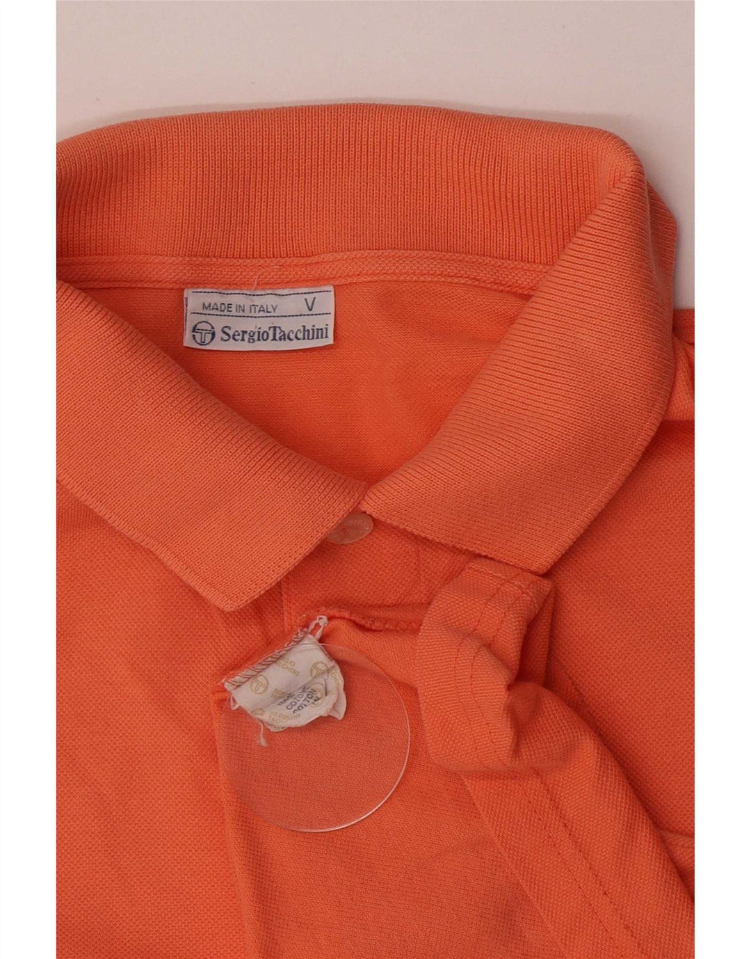 Sergio Tacchini Herre poloshirt Medium Orange Bomuld