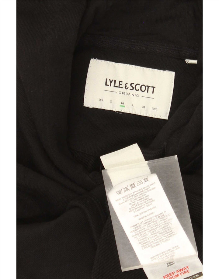 Lyle & Scott Herre hættetrøje Jumper Medium Sort Bomuld