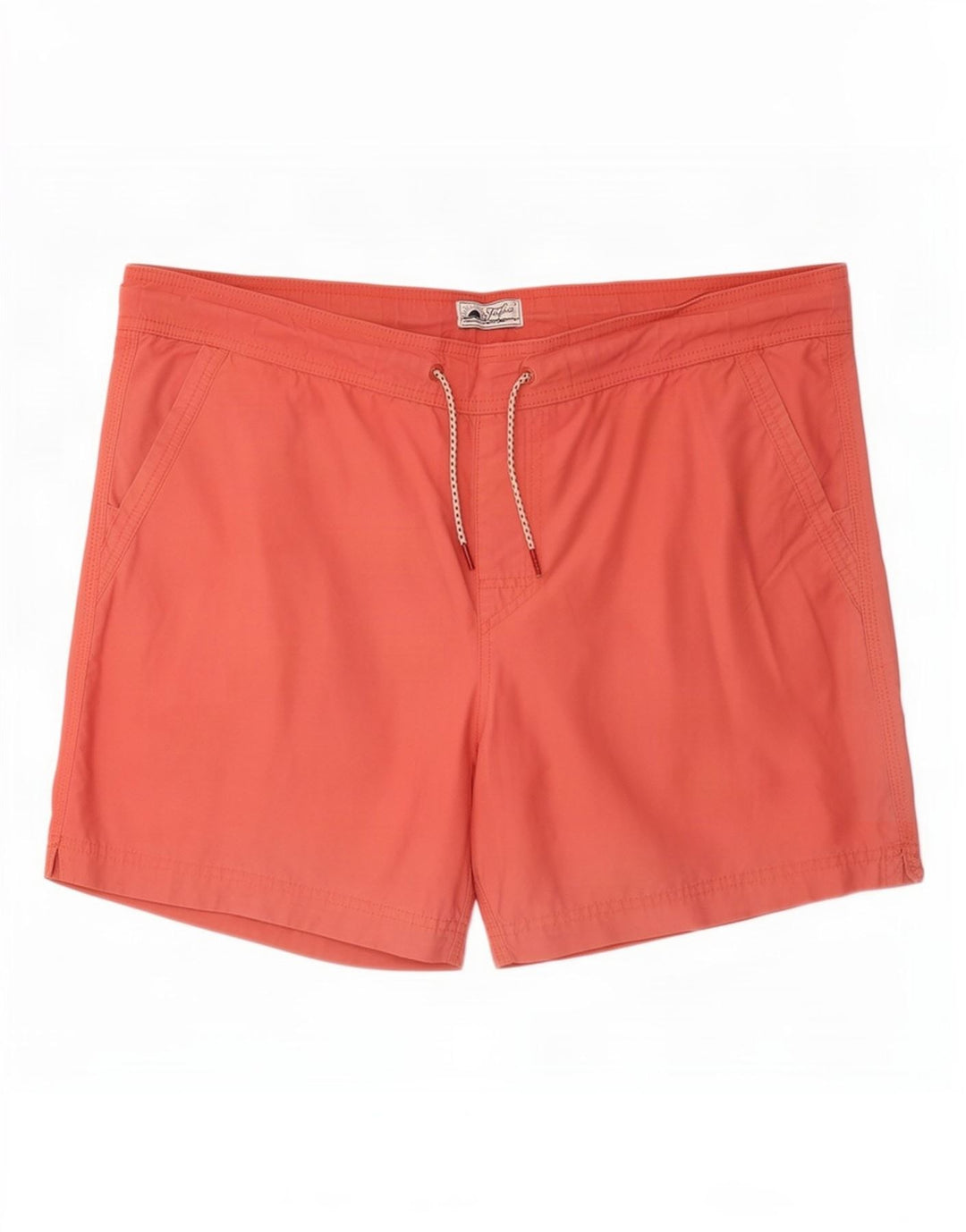 Fedt ansigt Herre badeshorts store røde bomuld