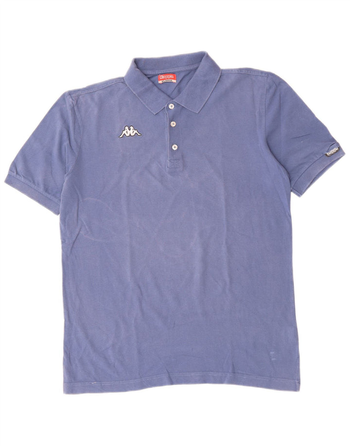 KAPPA herre poloshirt XL blå bomuld
