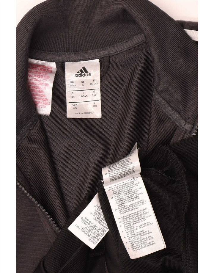 Adidas Træningsdragt Topjakke til drenge 13-14 år Grå Colourblock Polyester