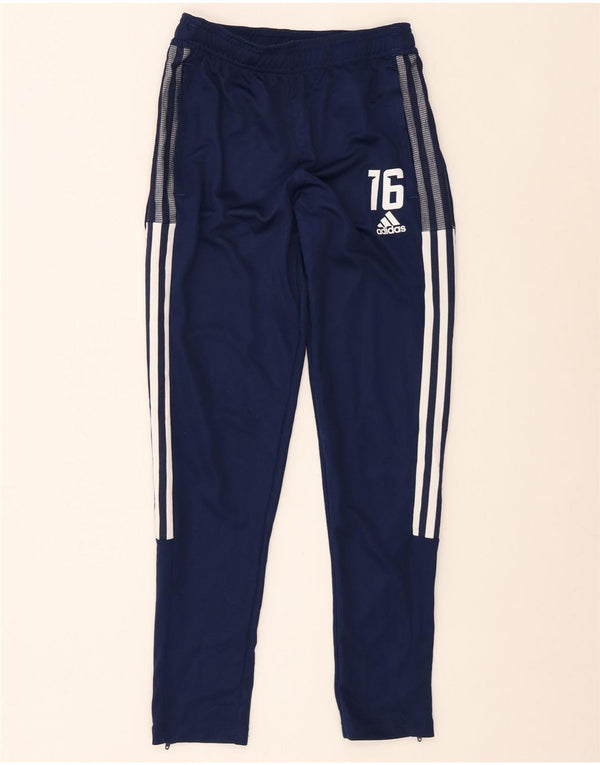Adidas Boys Aeroready træningsdragt bukser 11-12 år marineblå polyester