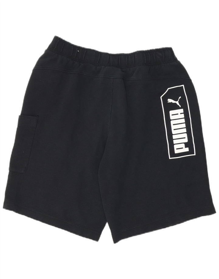 PUMA Grafiske sportsshorts til mænd, store sorte