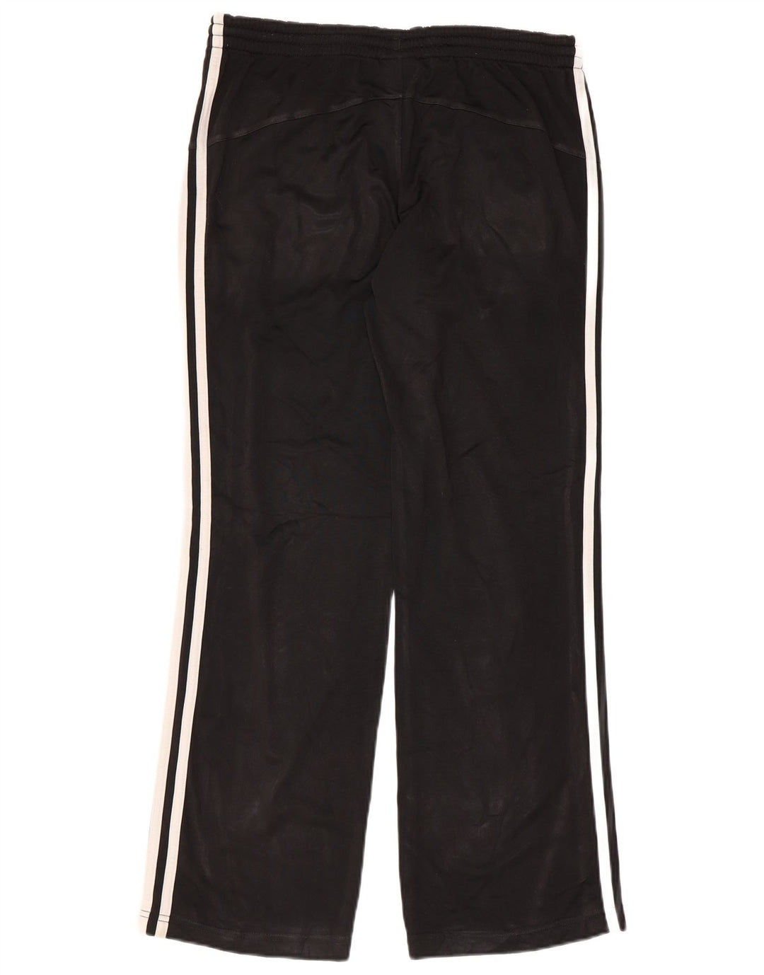 ADIDAS Boys Tracksuit Trousers 13-14 Years  Black Colourblock Polyester
