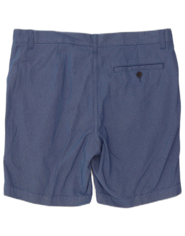 Marks & Spencer Herre Chino Shorts W34 Large Blue Cotton