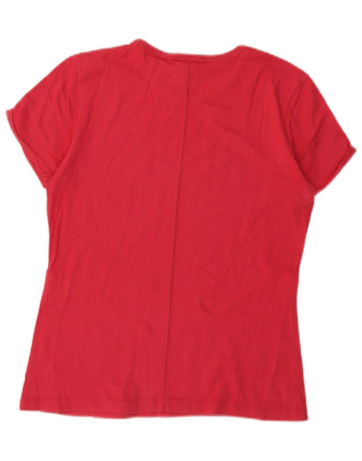 CHAMPION Womens Heritage Classics Grafisk T-Shirt Top UK 14 Large Pink