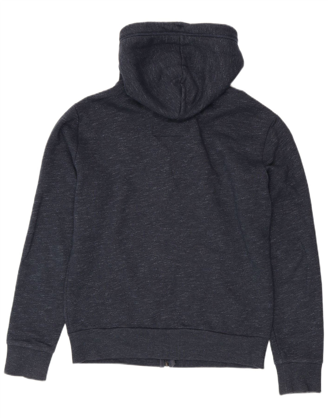 Superdry hættetrøje med lynlås til mænd Medium marineblå flækket bomuld