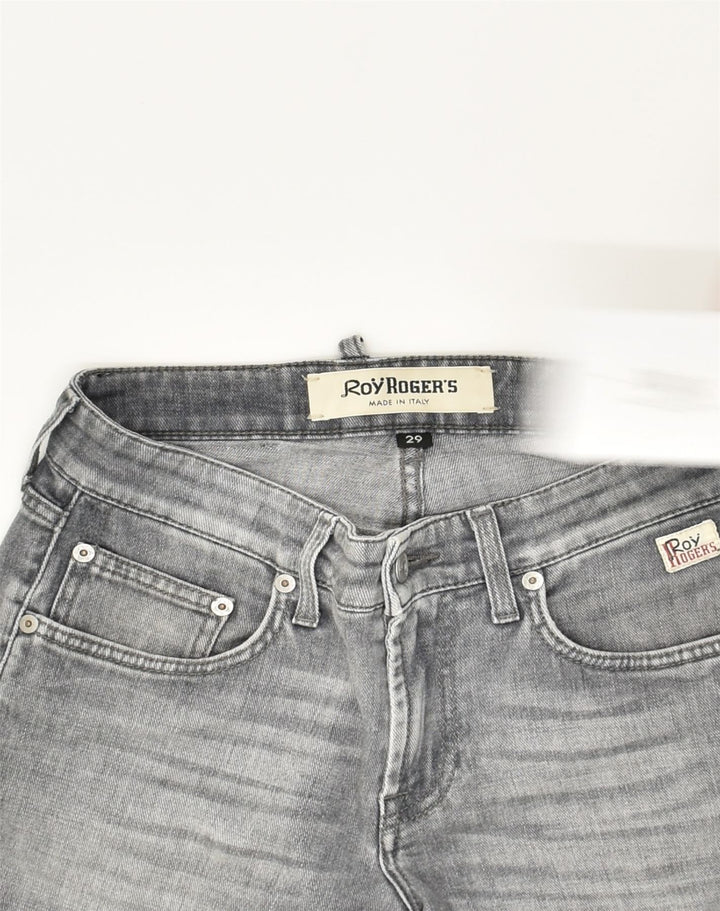 ROY ROGERS Womens Denim Shorts W29 Small Grey Cotton | Vintage Roy Rogers | Thrift | Second-Hand Roy Rogers | Used Clothing | Messina Hembry 