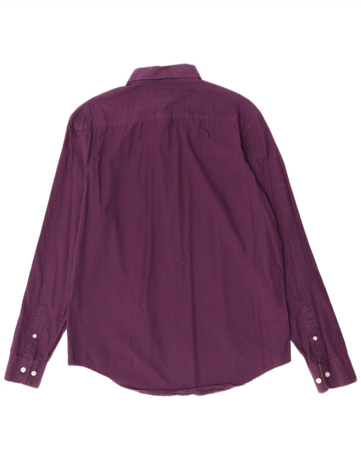Penguin Heritage Slim Fit Skjorte Stor lilla Gingham Bomuld
