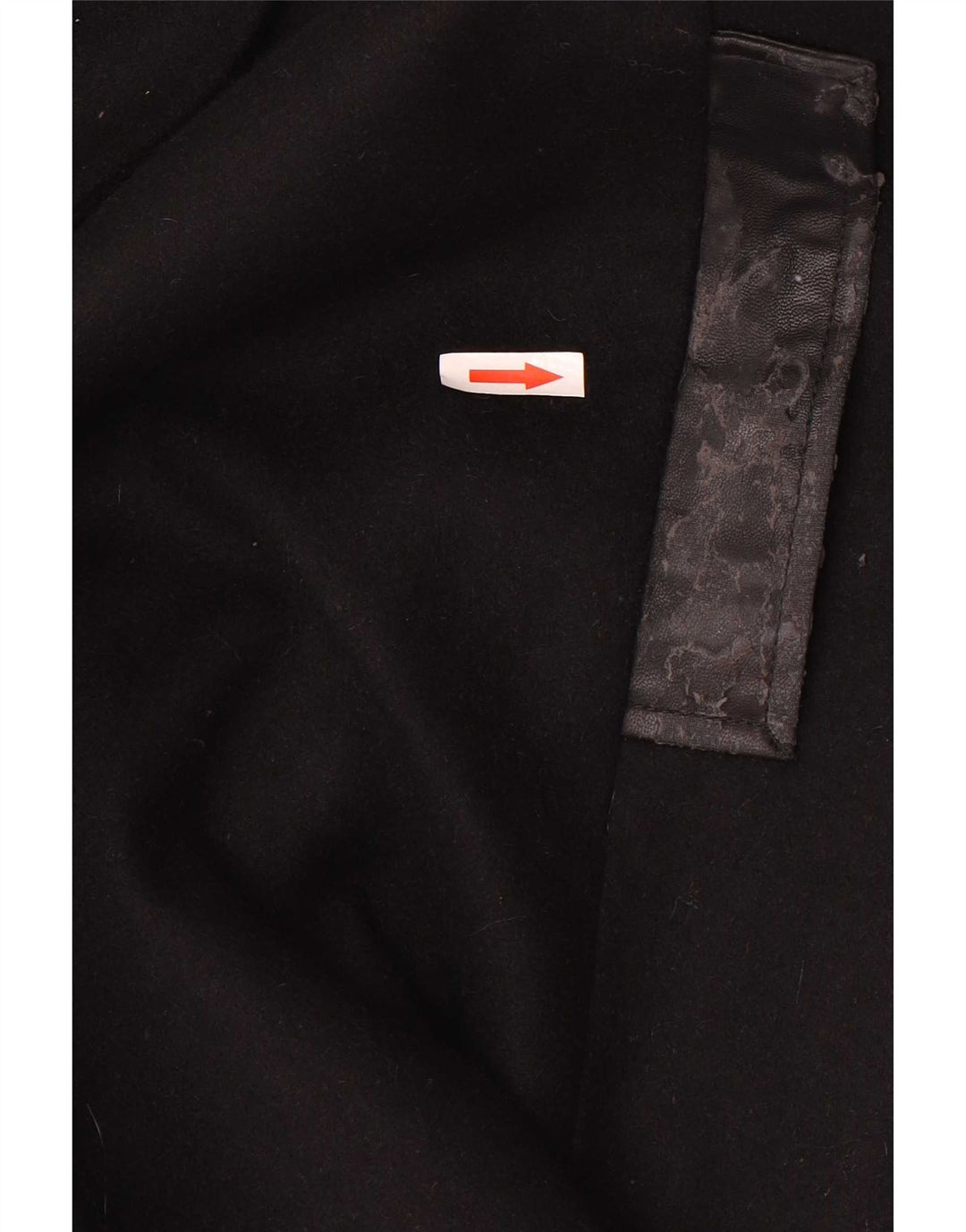 Armani Jeans Dame Overfrakke IT 48 XL Sort Uld