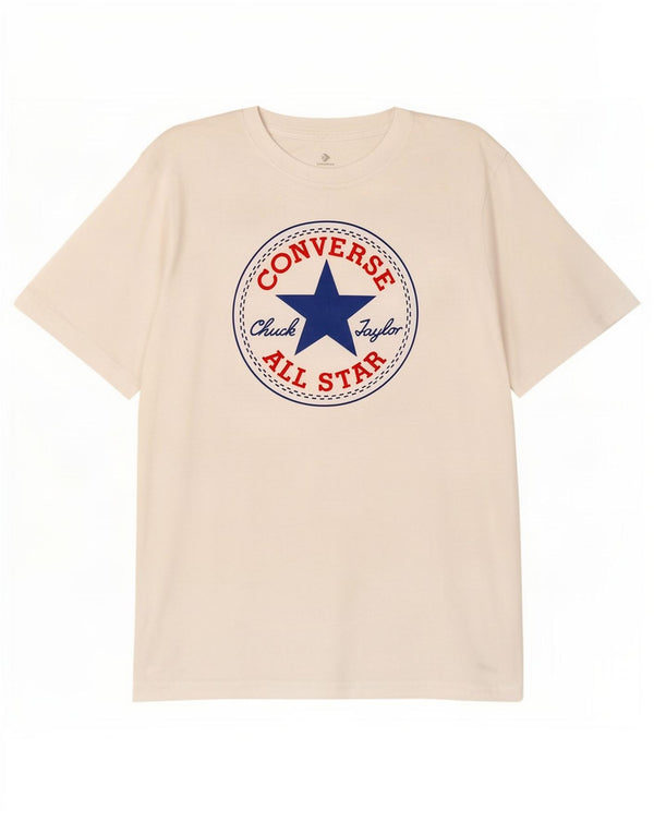 Converse Boys Chuck Taylor Grafisk T-Shirt Top 13-14 År Hvid Bomuld