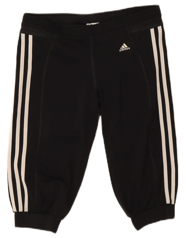 Adidas piger Climacool Capri træningsdragt Bukser Joggers 9-10 år Sort