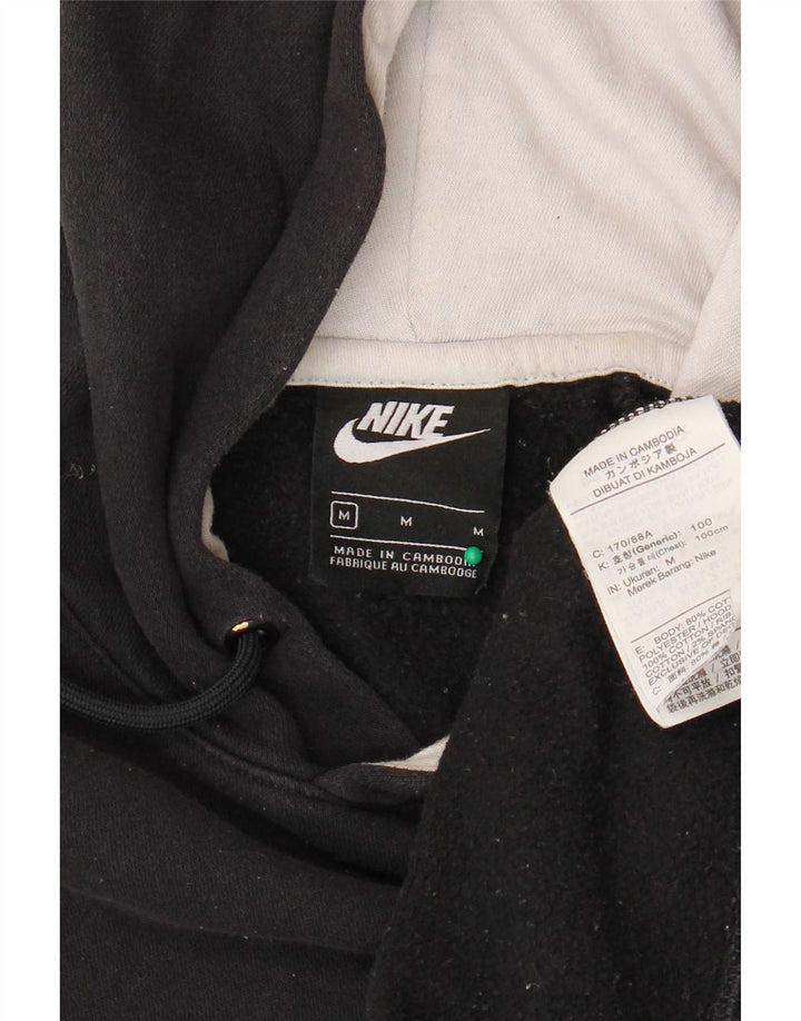 Nike grafisk hættetrøje til mænd Medium Sort Colourblock Bomuld