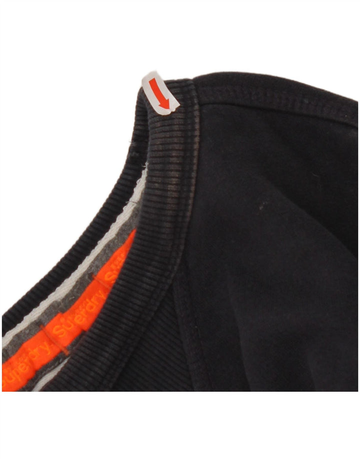 SUPERDRY Sweatshirt til mænd, lille marineblå bomuld