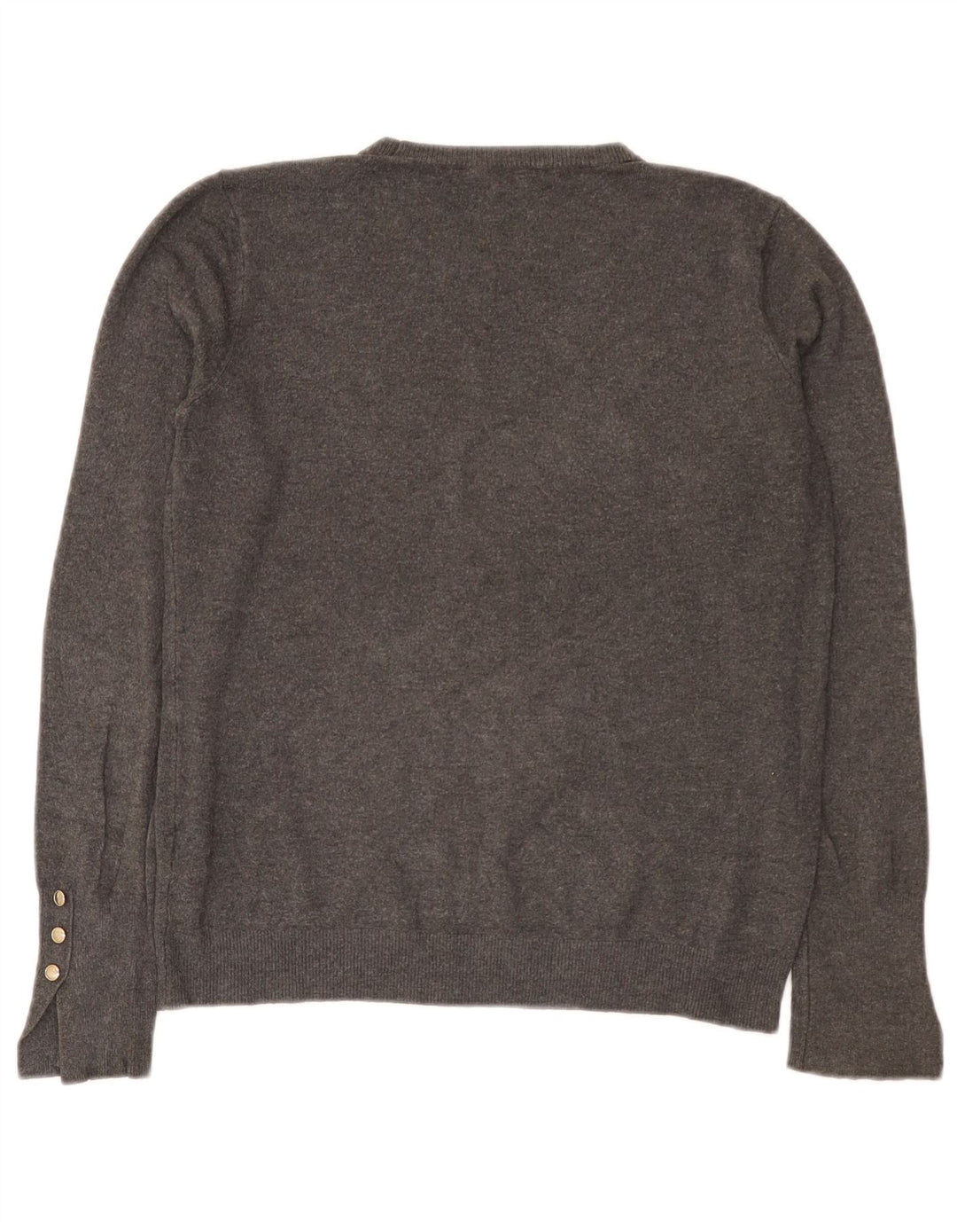 Zara Dame sweater med rund hals DK 14 Stor grå viskose