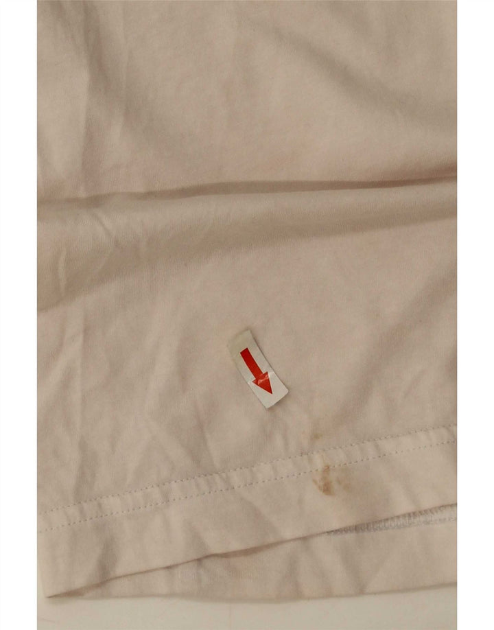 Puma Herre Grafisk T-Shirt Top Stor Hvid Bomuld