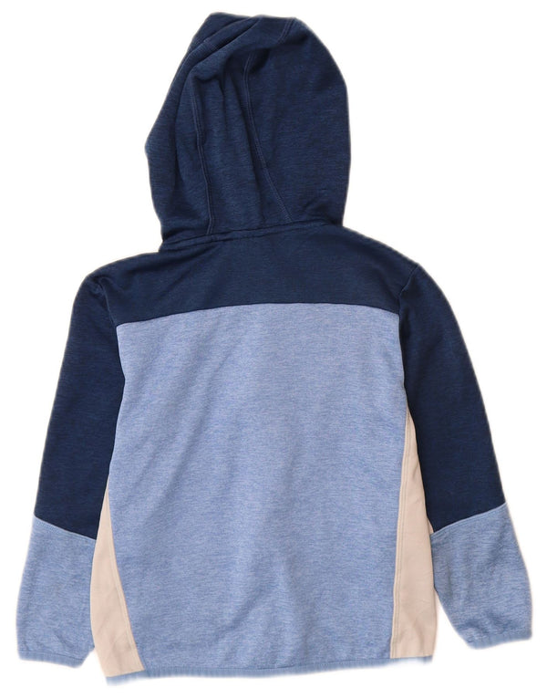 Russell Athletic Boys Hættetrøje med lynlås 6-7 år Small Blue Colourblock