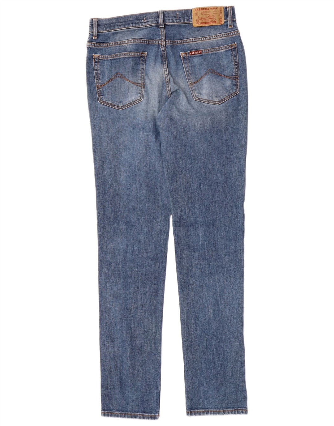 CARRERA Herre 700 Straight Jeans IT 50 Large W34 L35 Blå Bomuld