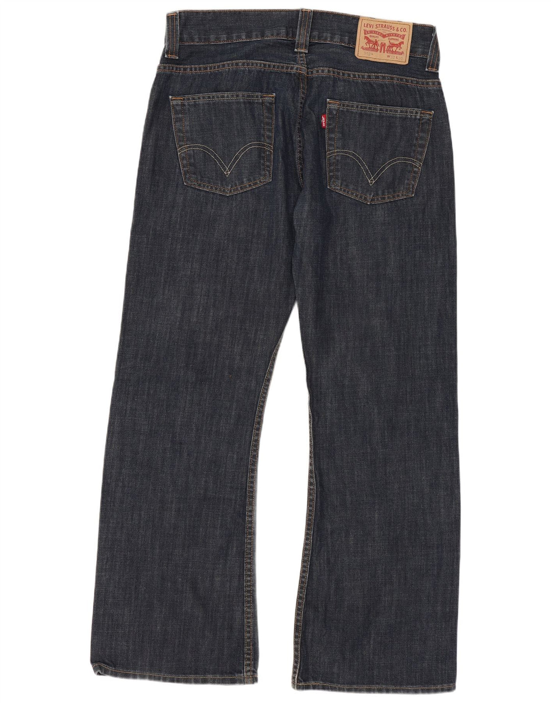 Levi's Dame 512 Bootcut Jeans W32 L30 Marineblå Bomuld