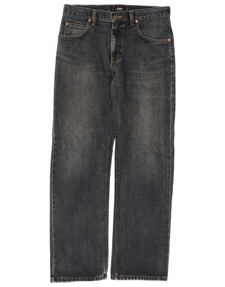Lee Straight Jeans til mænd W31 L31 blå bomuld