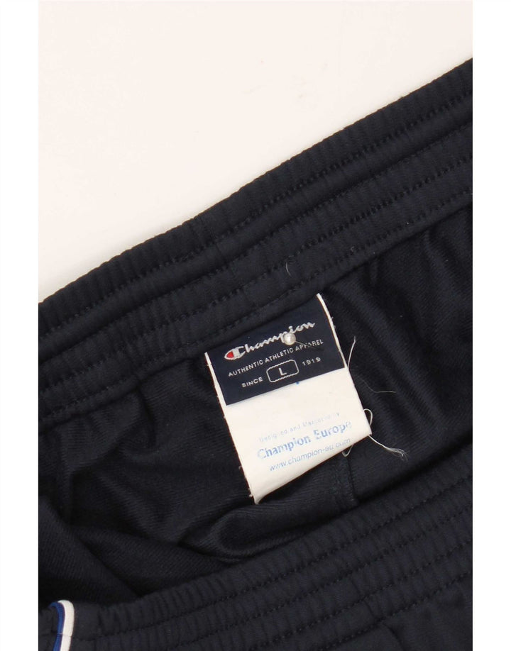 Champion Herre træningsdragt Bukser Large Navy Blue Polyester
