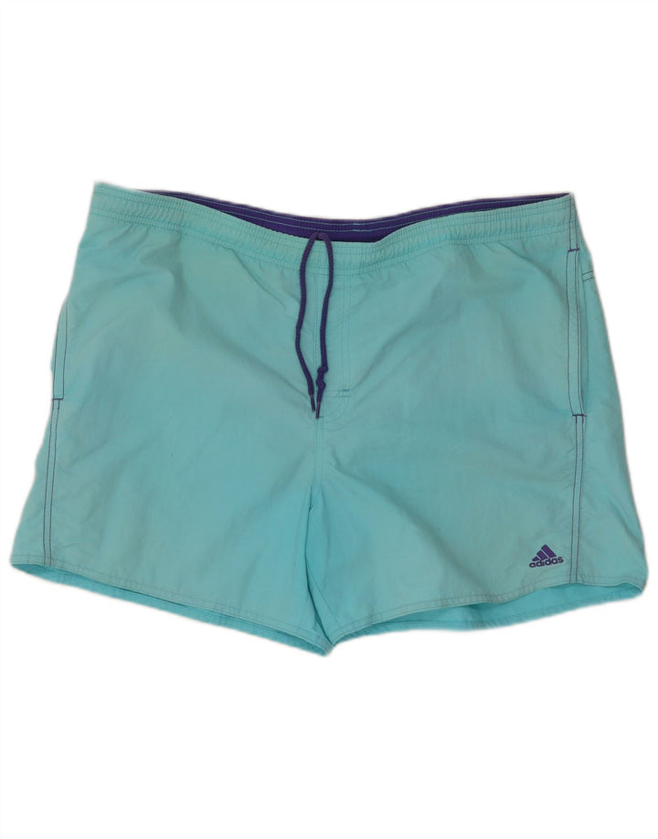 Adidas Badeshorts til mænd store blå polyamid