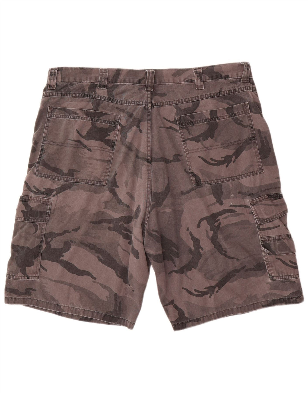 Wrangler Herre Cargo Shorts W38 XL Grå Camouflage Bomuld
